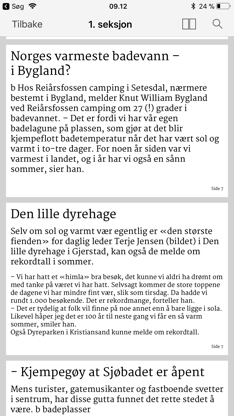 Agderposten eAvis screenshot 6