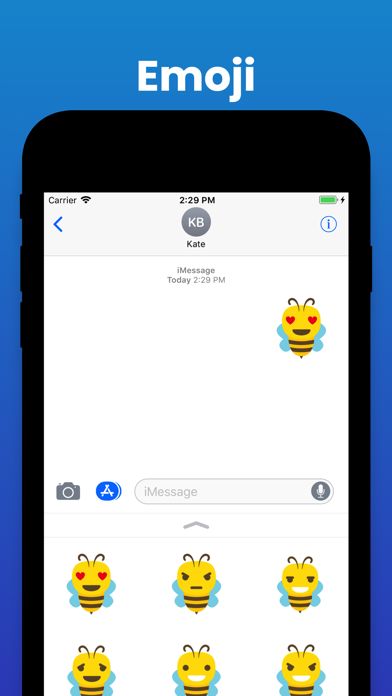 Bee stickers - Animal emoji Screenshot