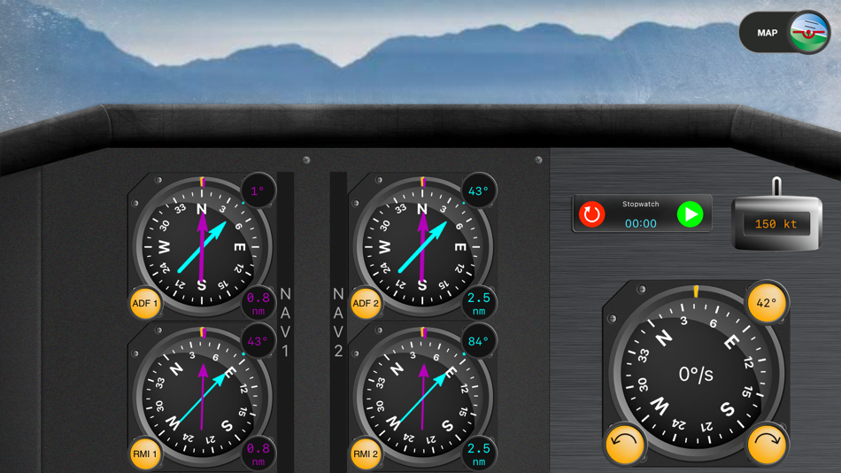 #4. ADF + RMI (IFR) Instructor (iOS) By: Flygo-Aviation Ltd
