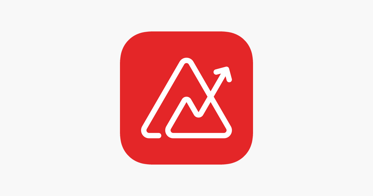 Логотип Аналитика красный. App Analytics logo PNG.