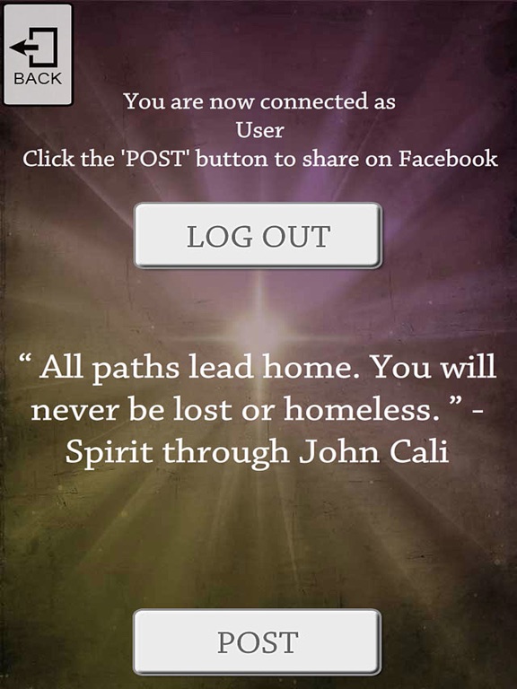Messages From Spirit Oracle iPad screenshot 4 - Lifestyle app
