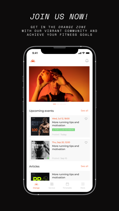 Orange Fitness Screenshot