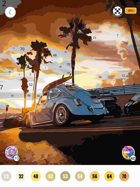 Oil Painting by Number iPad screenshot 8 - Lifestyle app