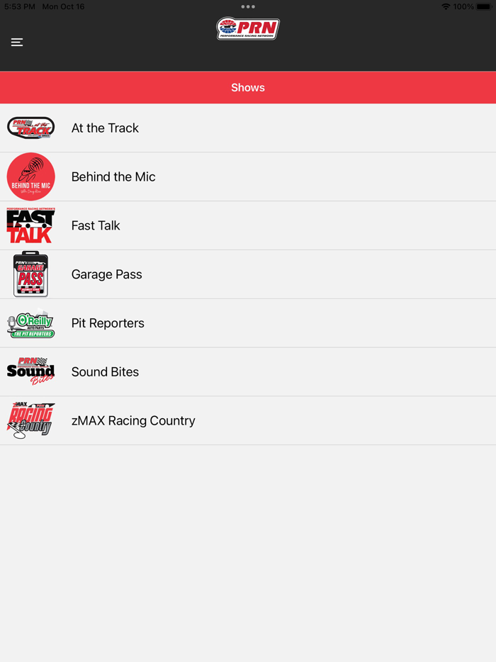 Performance Racing Network