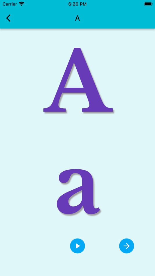 #2. Letters to Learn - English ABC (iOS) Podle: Hamdy Montaser