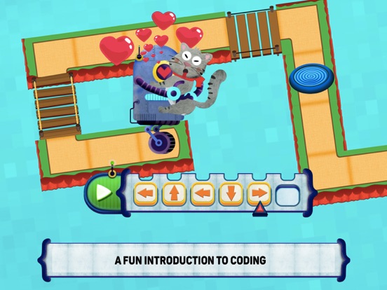 Code the Robot. Save the Cat iPad screenshot 1 - Education app