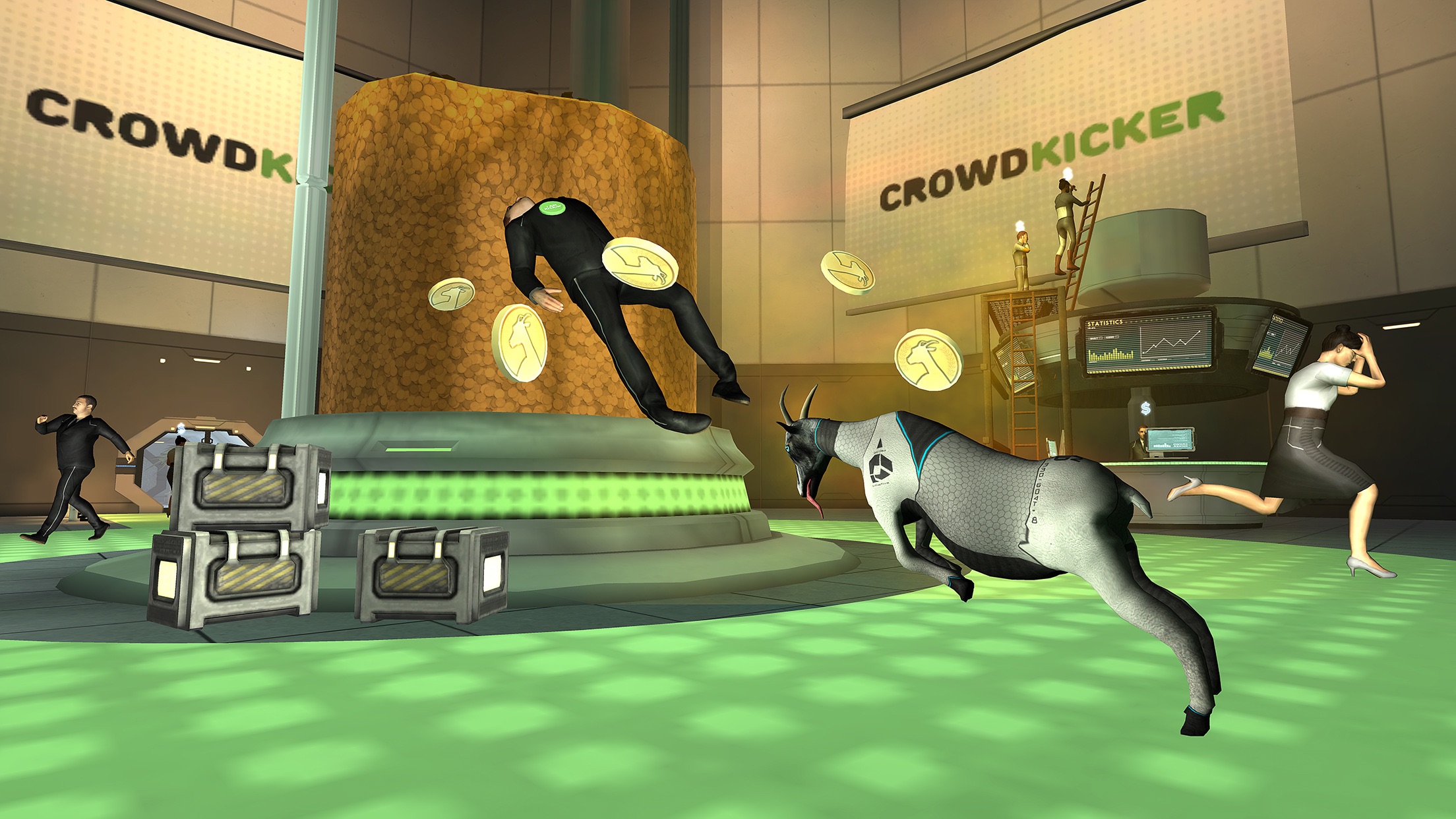 Screenshot do app Goat Simulator Waste of Space