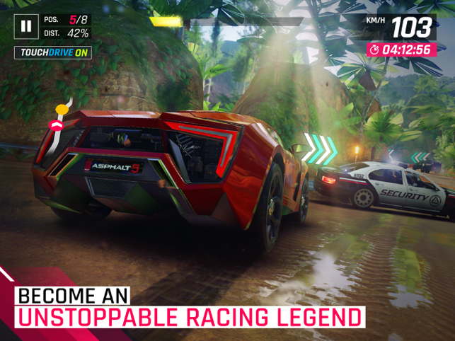 Asphalt 9 : Capture d'écran des légendes