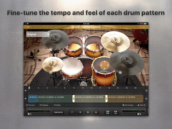 X Drummer: Songwriting Tool iPad app afbeelding 4