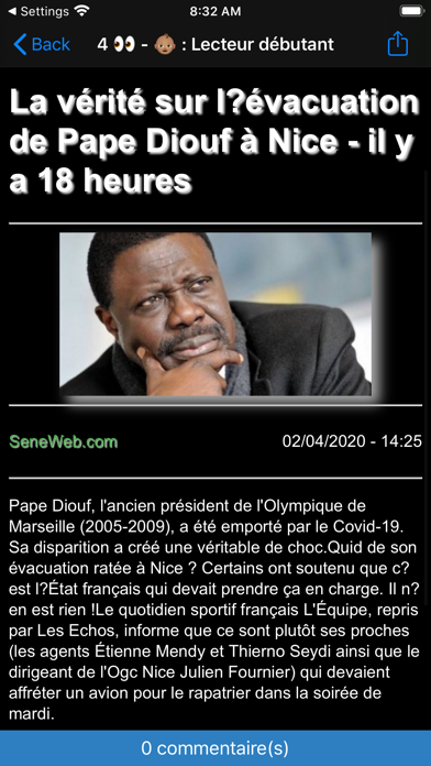 Actu Sénégal - Infos complètes Screenshot