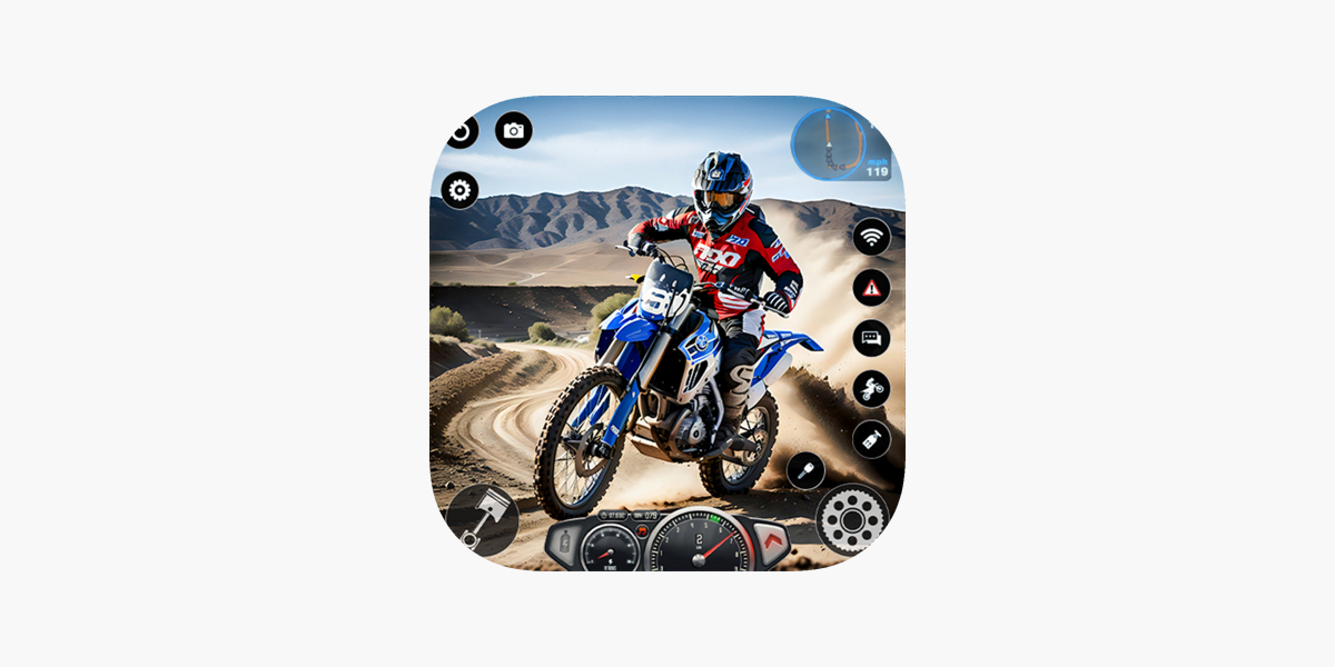 Jogue Simulador de bicicleta 3d supermoto 2 jogo online grátis