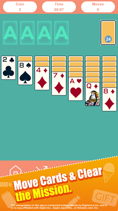 Cash Rewards - Solitaire Screenshot