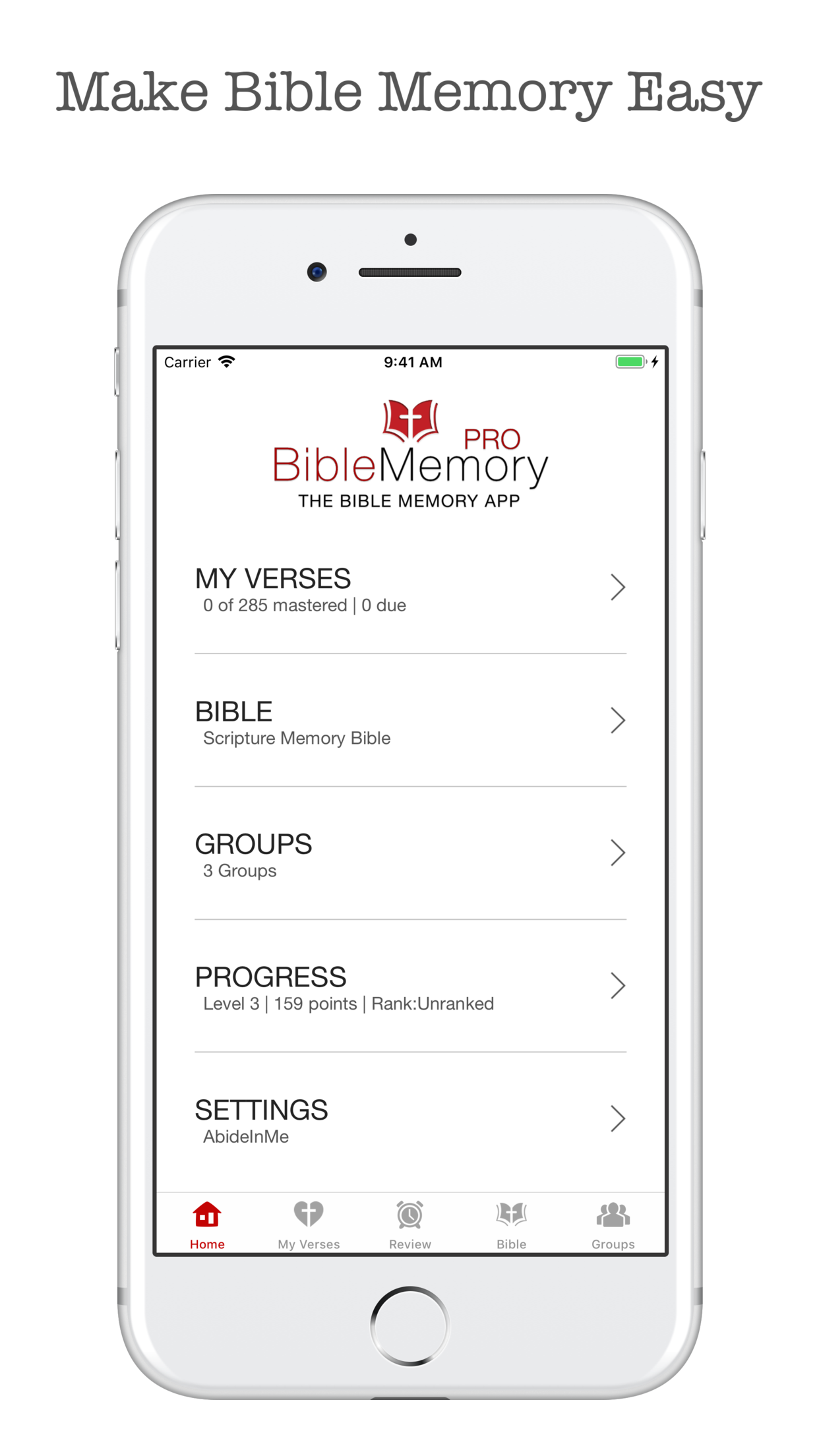 The Bible Memory App