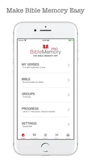 the bible memory app iphone screenshot 1