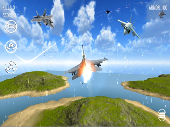 Jet Fighter Air Strike War iPad screenshot