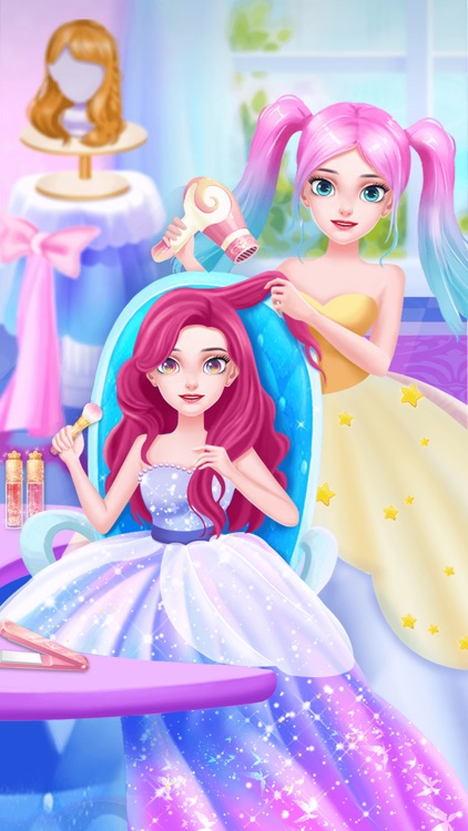冰雪公主皇家婚礼-美发美甲时尚换装化妆少女小游戏 screenshot-4