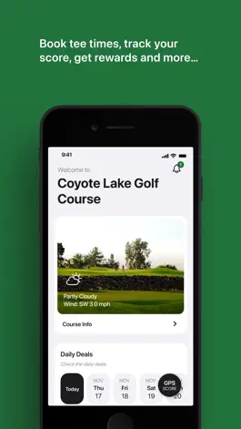 Game screenshot Coyote Lakes Golf Tee Times mod apk