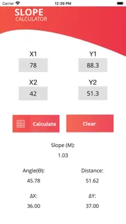 slope calculator+ iphone screenshot 2