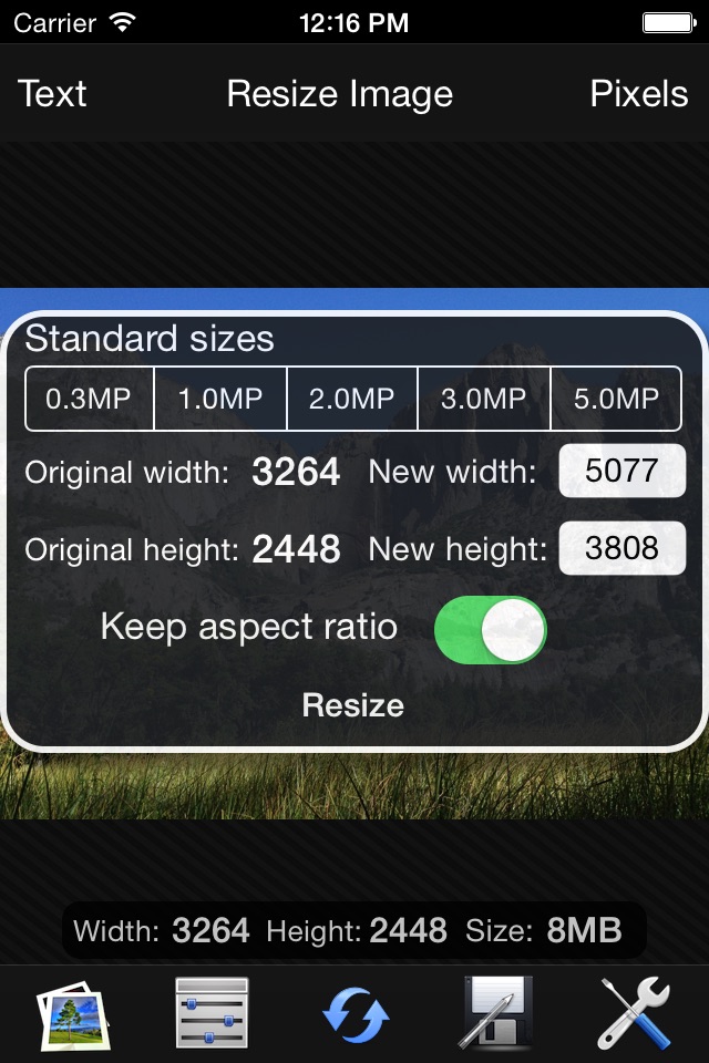 iPhone screenshot