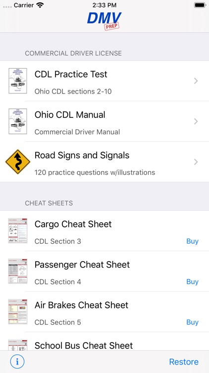Ohio CDL Test Prep