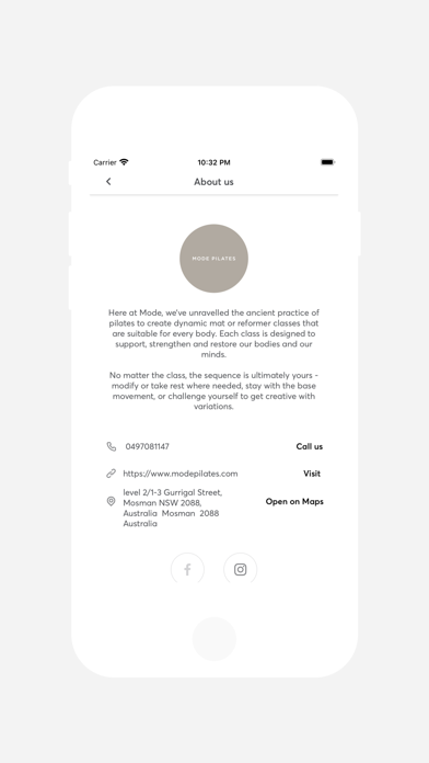 Mode Pilates Screenshot