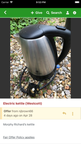 Trash Nothing + Freecycle screenshot