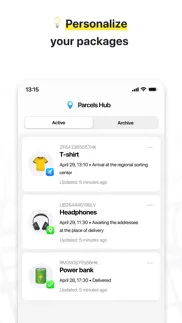 package tracker: parcels hub iphone screenshot 3