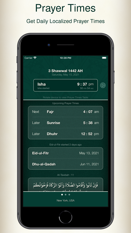 Prayer Times اوقات الصلاه - 1.8 - (iOS)
