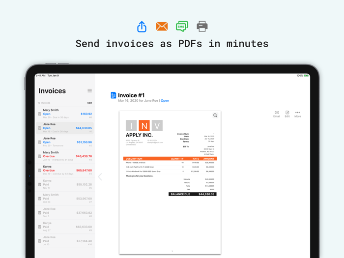 Tiny Invoice Estimate Maker