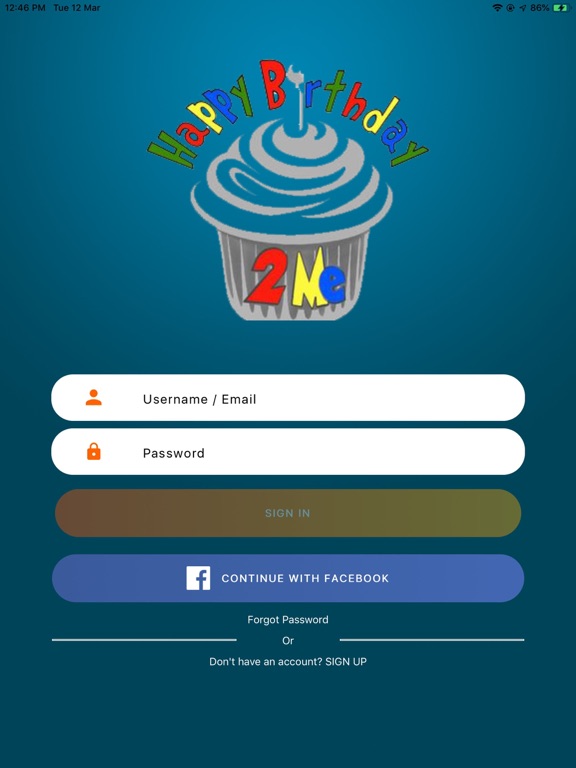 Happy Birthday 2 Me iPad screenshot 2 - Business app