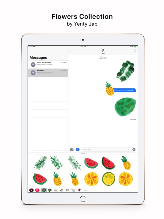 Screenshot #1 for Tropical Watercolour