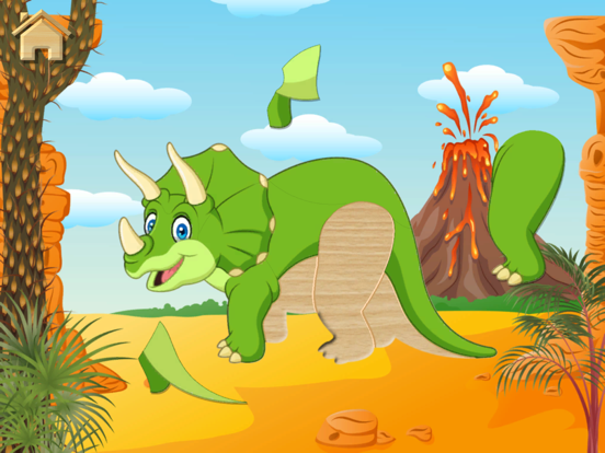 Dino Puzzle - childrens games iPad screenshot 7 - Games app