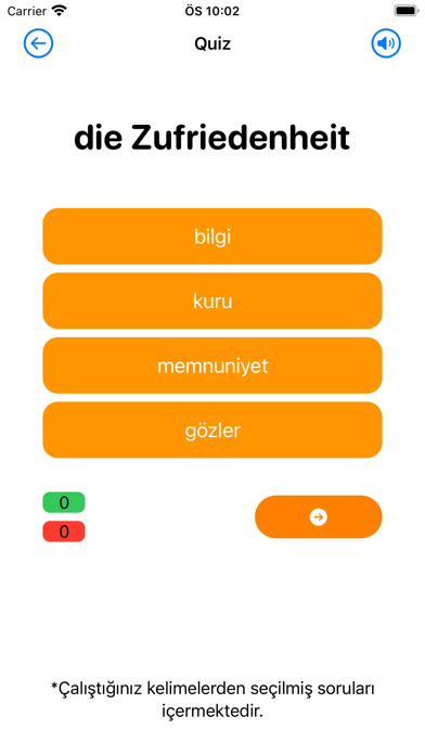 Almanca Yaygın Kelimeler Screenshot