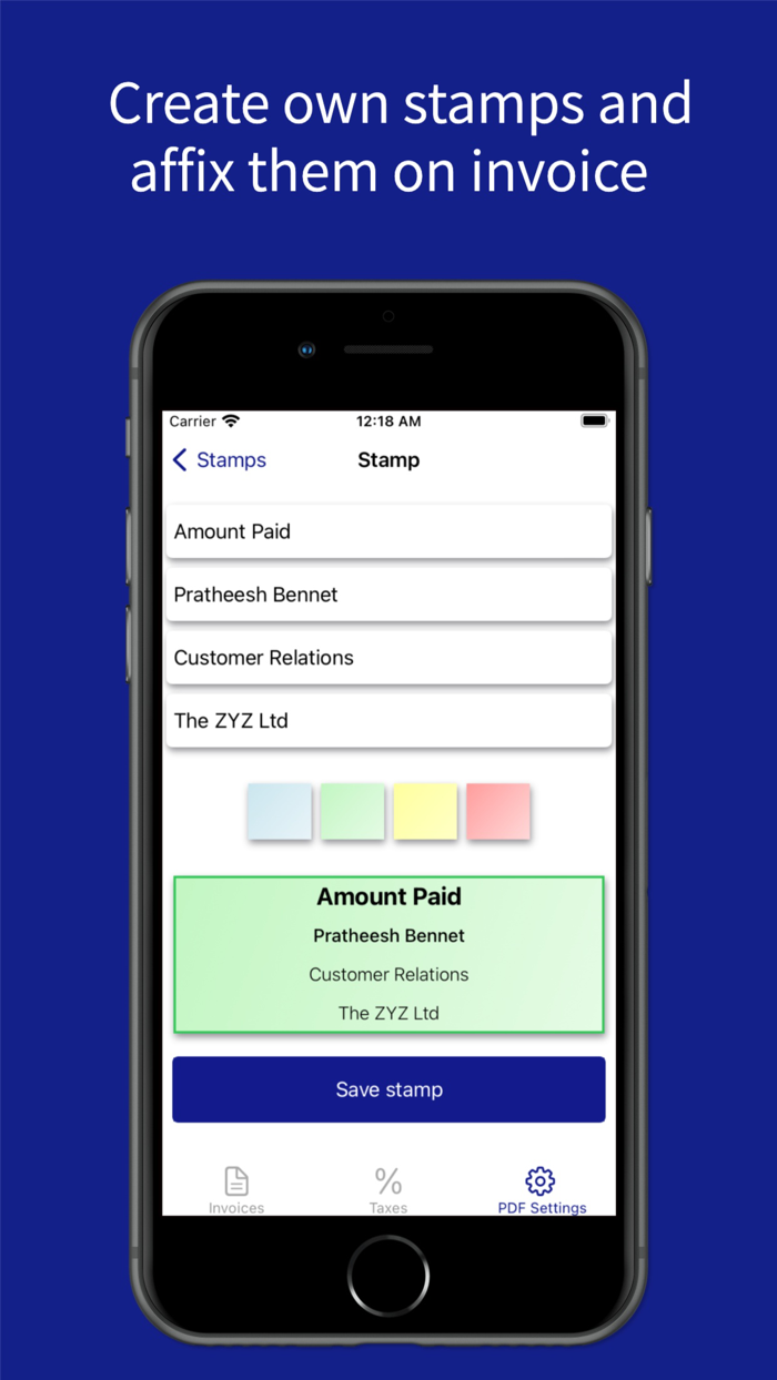 Invoice and Bills in MS Excel