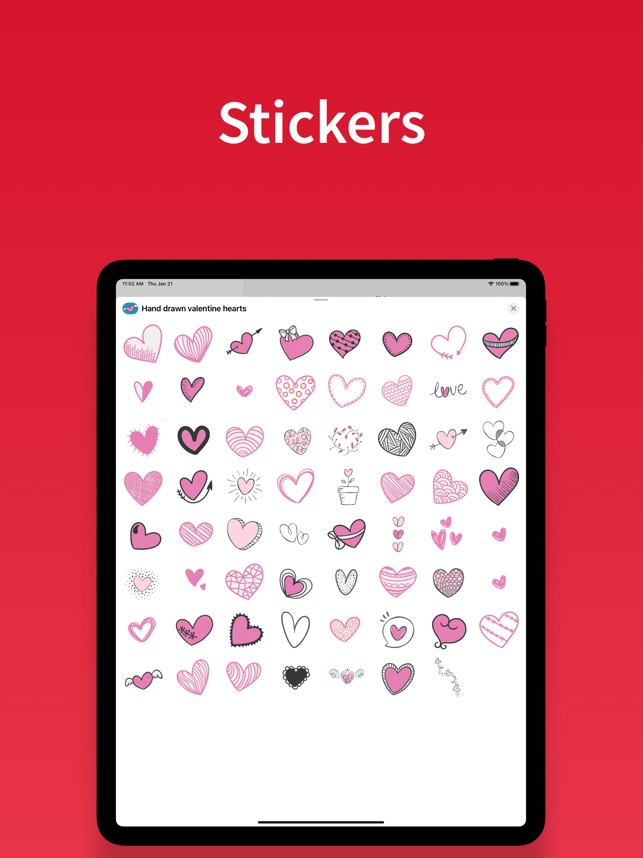 Heart Love Sticker by La Make for iOS & Android