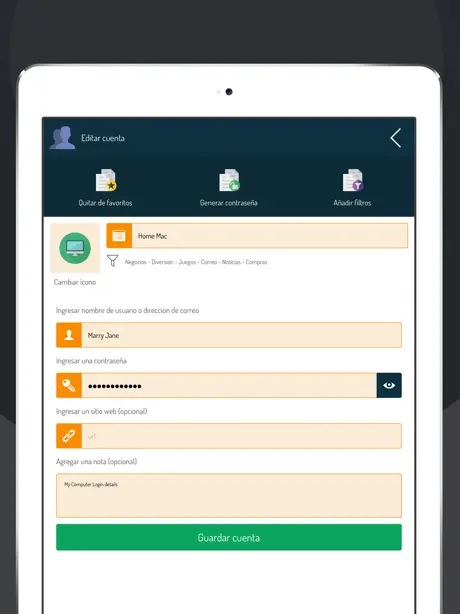 Contraseñas ManagerPass