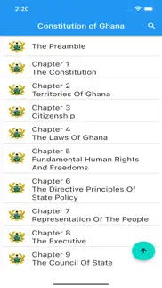 constitution of ghana (gh) iphone screenshot 1