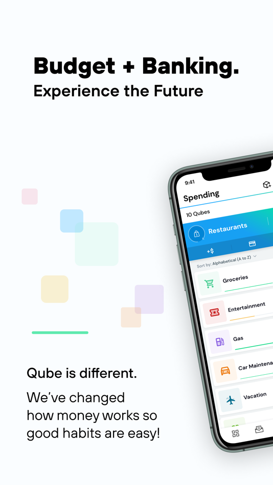 #1. Qube Money: Envelope Budgeting (iOS) By: Qube Money LLC