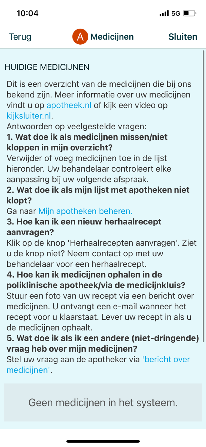 Mijn Dossier Amsterdam UMC