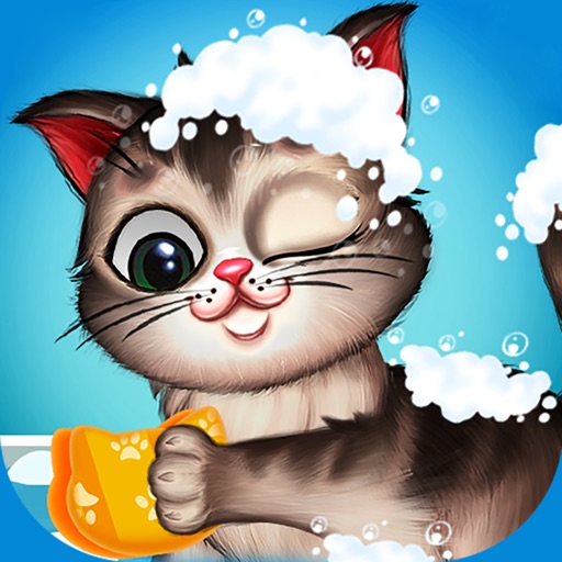 My Fluffy Kitty: Pet Care Game