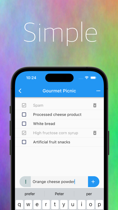Screenshot 1 of CloudList App