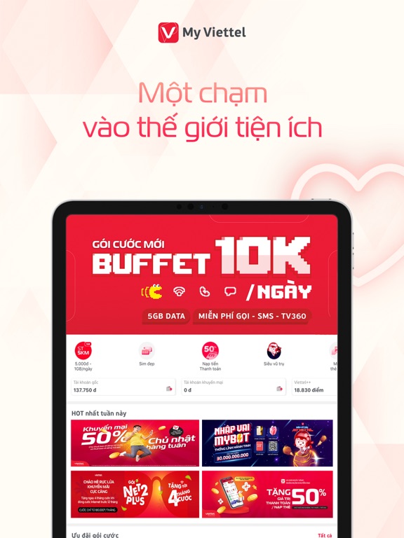 Screenshot #4 pour My Viettel: Tích điểm, Đổi quà