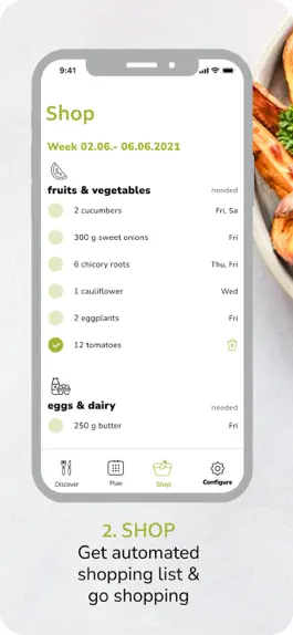 Game screenshot mealy - Personal Meal Planning hack