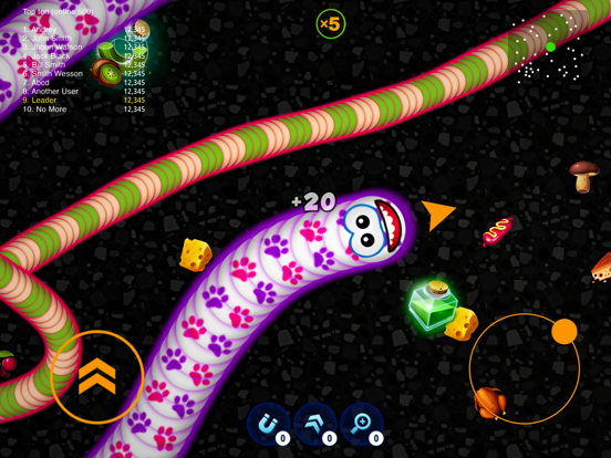 Screenshot #4 pour WormsZone.io - Snake Arcade