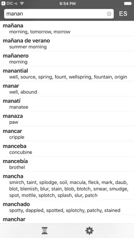 Game screenshot Spanish-English dict. - DIC-o apk