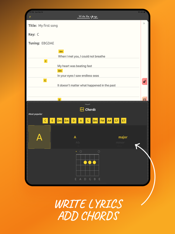 作詞作曲・歌詞アプリ AI:ボーカル, ライム, コードのおすすめ画像3