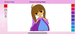 Game screenshot Princess Coloring Pages & Book apk