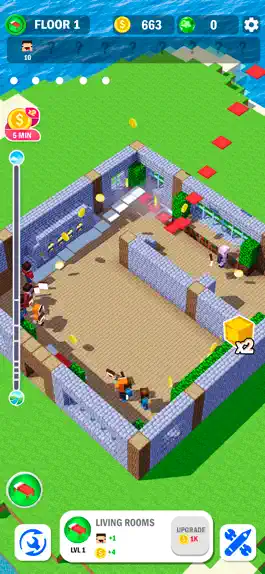 Game screenshot Tower Craft: ленивый строитель apk