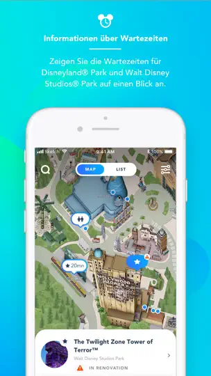 Screenshot von Disneyland® Paris auf dem iPhone 2