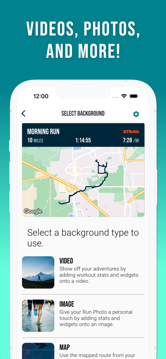 Run Photo - for Strava Garmin